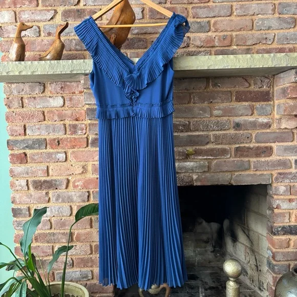 Sezane Rachelle Midi Ruffle Dress - Picture 6 of 9